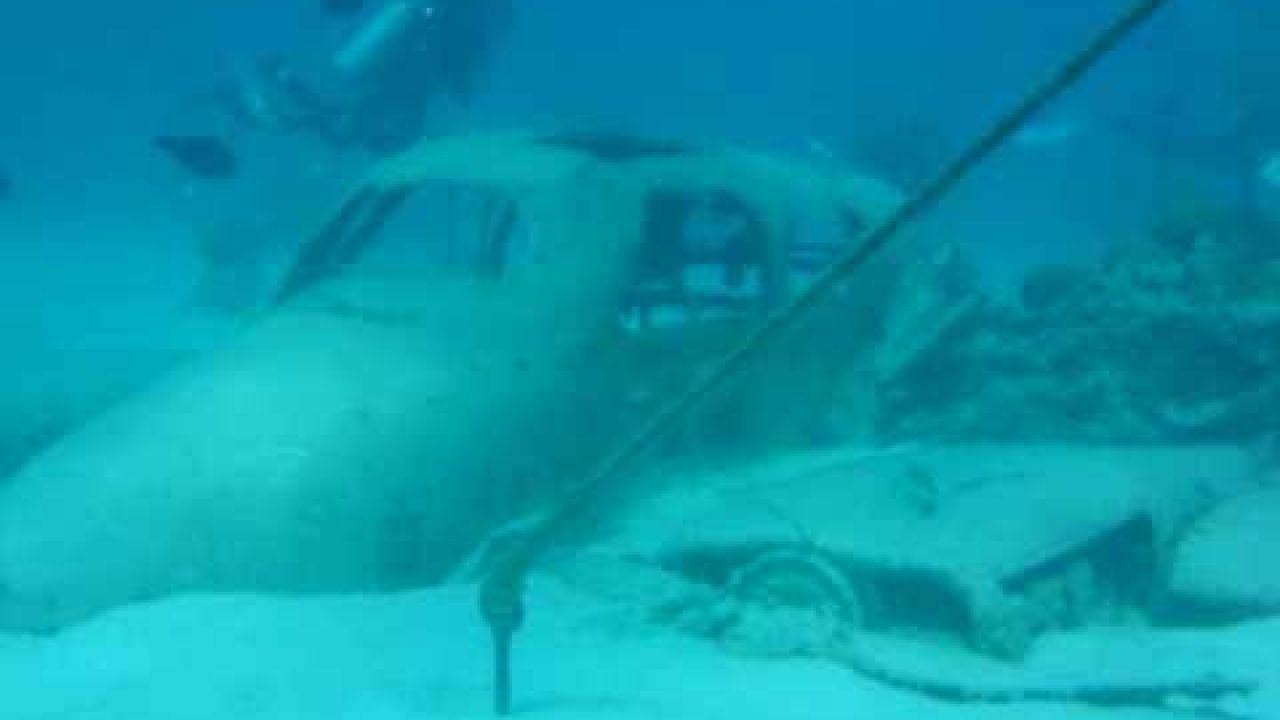Plane Wreck at Nassau, Bahamas